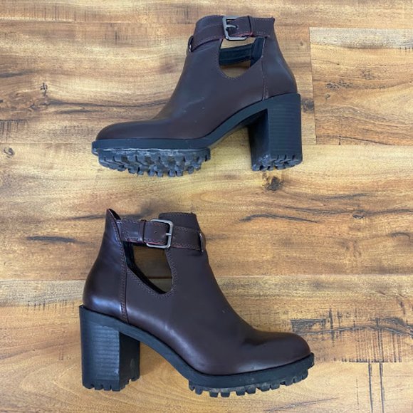 Zara Cut-Out Heeled Booties - Picture 7 of 9